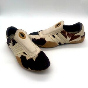 RARE 2003 Vintage Cow Hide Adidas x Yohji Yamamoto Authentic Mei Sneakers 🐮🤍🤠